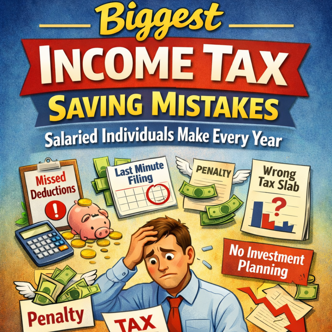 Biggest Income Tax Saving Mistakes Salaried Individuals Make Every Year